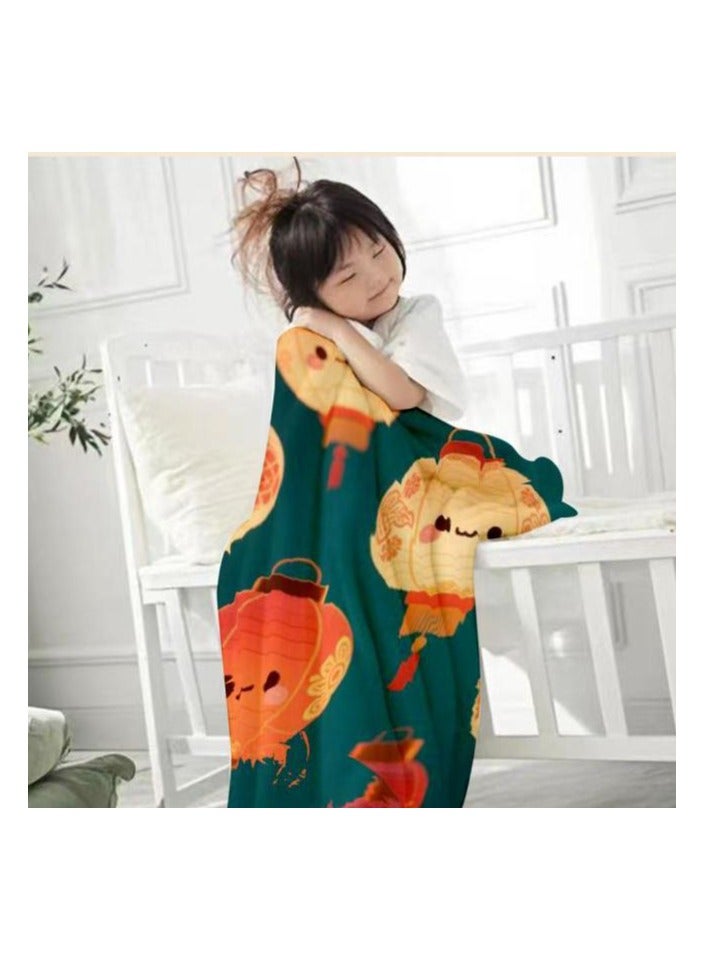 general Flannel thin blanket (warm and comfortable, suitable for sleep, gaming, dust removal and sandproof) 150cm*200cm - 987 - Image 3