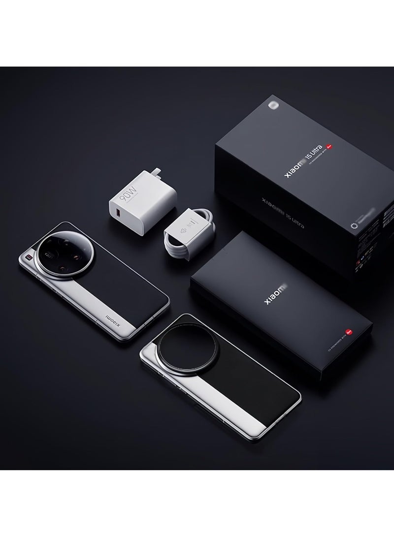 General Compatible with Xiaomi 15 Ultra 5G Pro Photography Lens Leather Case Set - Installable with Filter Accessories, Color-block Design, Support Wireless Charging  - Image 4