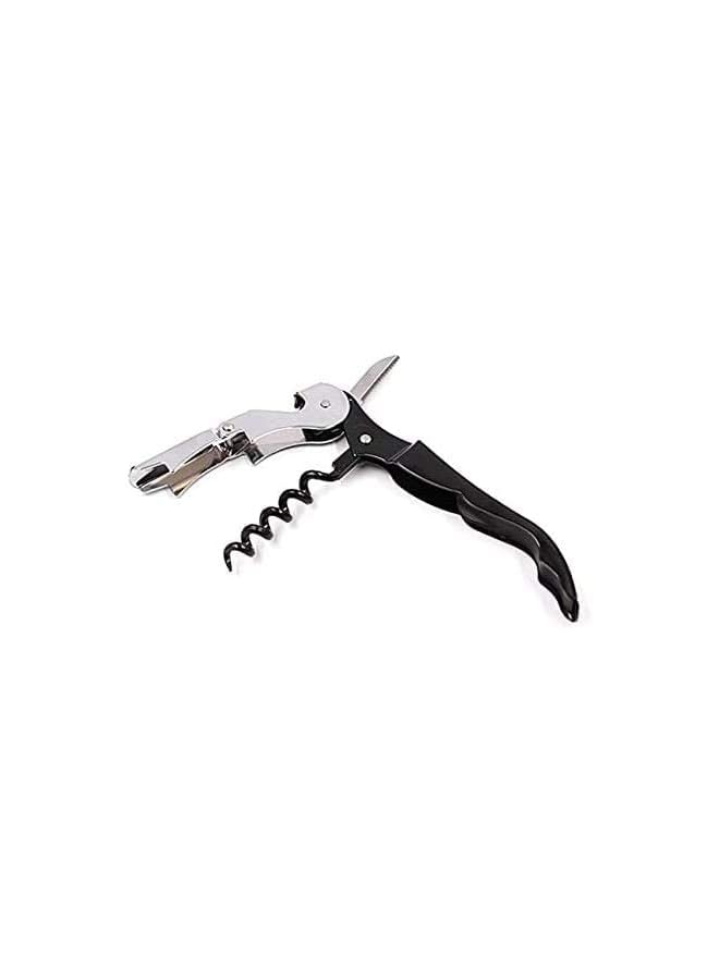 S-TOP 4 pcs/set Red Wine Opener Stainless Steel Pourer Wine Ring Bottle Plug Hippocampus Knife Wine Bottle Opener - Image 2