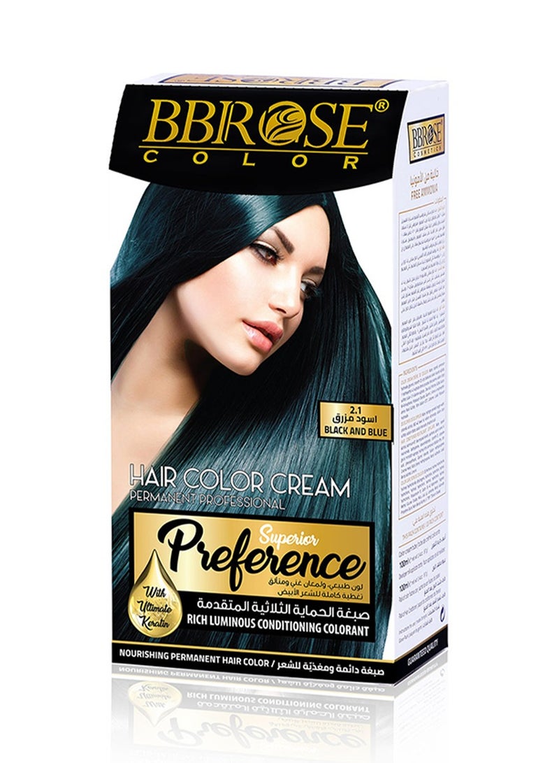 BBROSE Hair Color - Black & Blue - Image 1