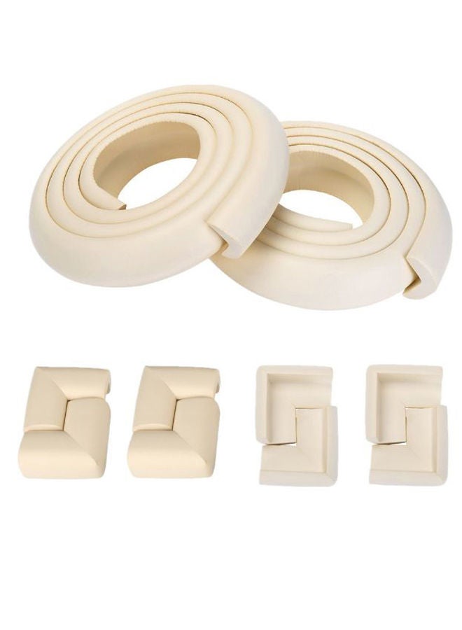 NIBEMINENT 10-Piece Protection Foam Guard Rolls And Corner Set 