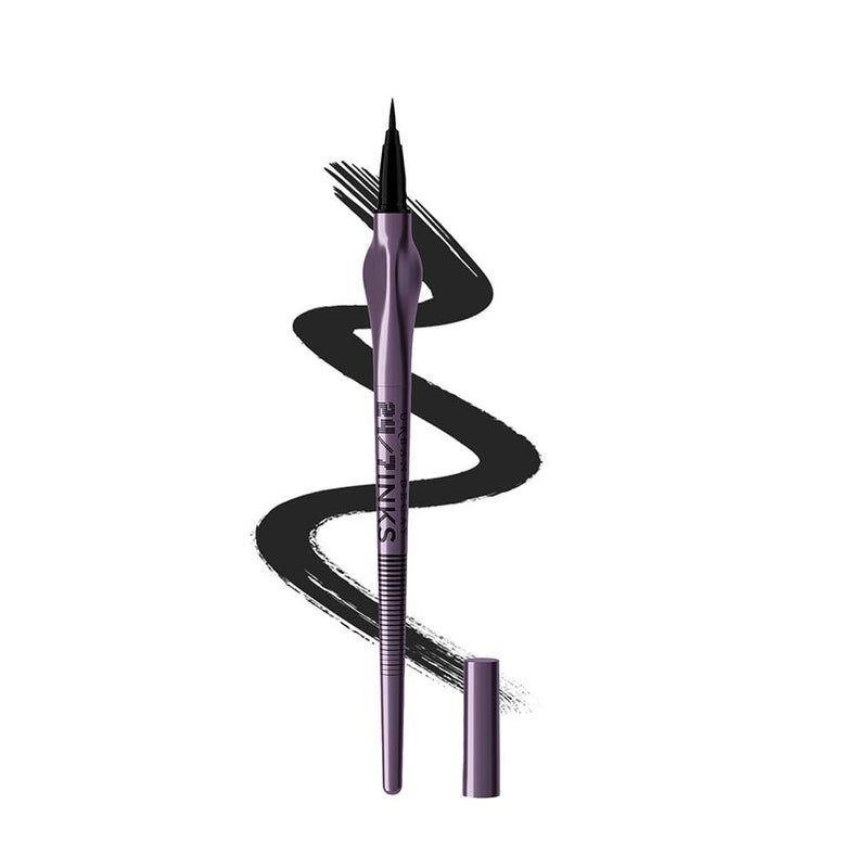 AZZARO قلم كحل سائل أوربان ديكاي 247 إنكس زيرو مات بلاك بروس تيب مقاوم للماء ومقاوم للتلطخ ألوان زاهية قبضة مريحة نباتي 001 أونصة سائلة