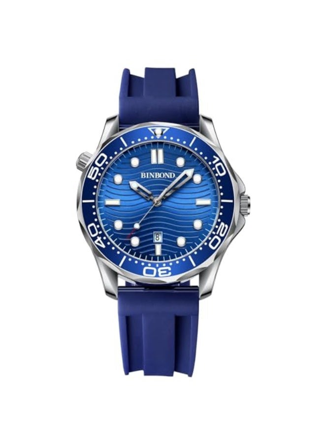 BINBOND FasionSA- Binbonds Casual Fashion Ultra-thin Sea Horse Series Quartz Men's Watch Date waterprosof Luminous Sports Business Men's Wrist watch - Image 1