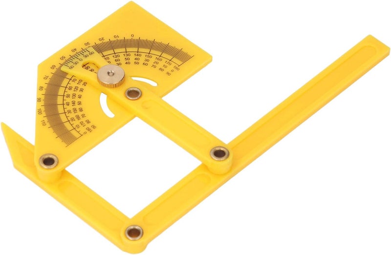 Generic Durable 0-180 Degree Protractor Angle for Fine Woodworking, Transfer Odd Angles to Miter Saw with Ease, Long Lasting ABS Material, 6.1 X 3.5in - Image 3