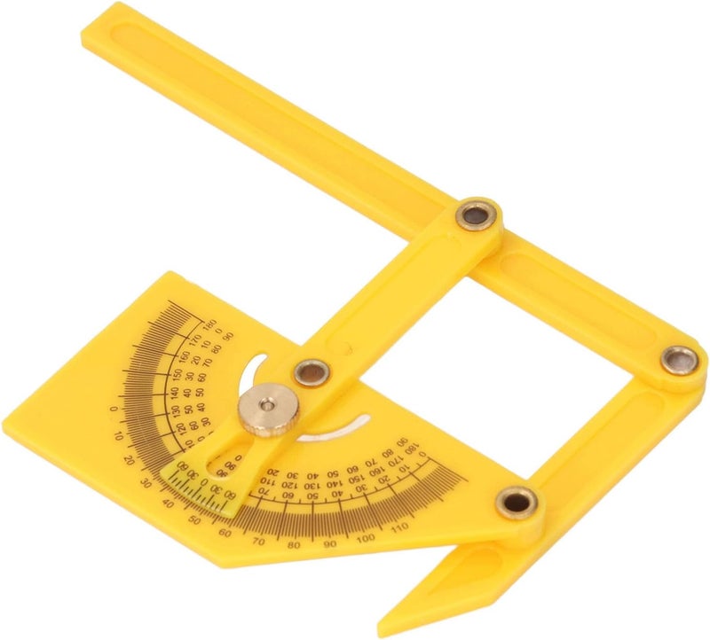 Generic Durable 0-180 Degree Protractor Angle for Fine Woodworking, Transfer Odd Angles to Miter Saw with Ease, Long Lasting ABS Material, 6.1 X 3.5in - Image 4