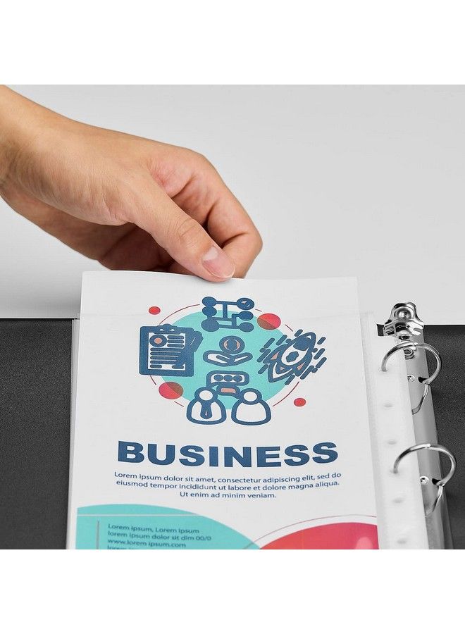 Staples 616224 51 2Inch X 81 2Inch Sheet Protectors Clear 25 Pack - Image 4