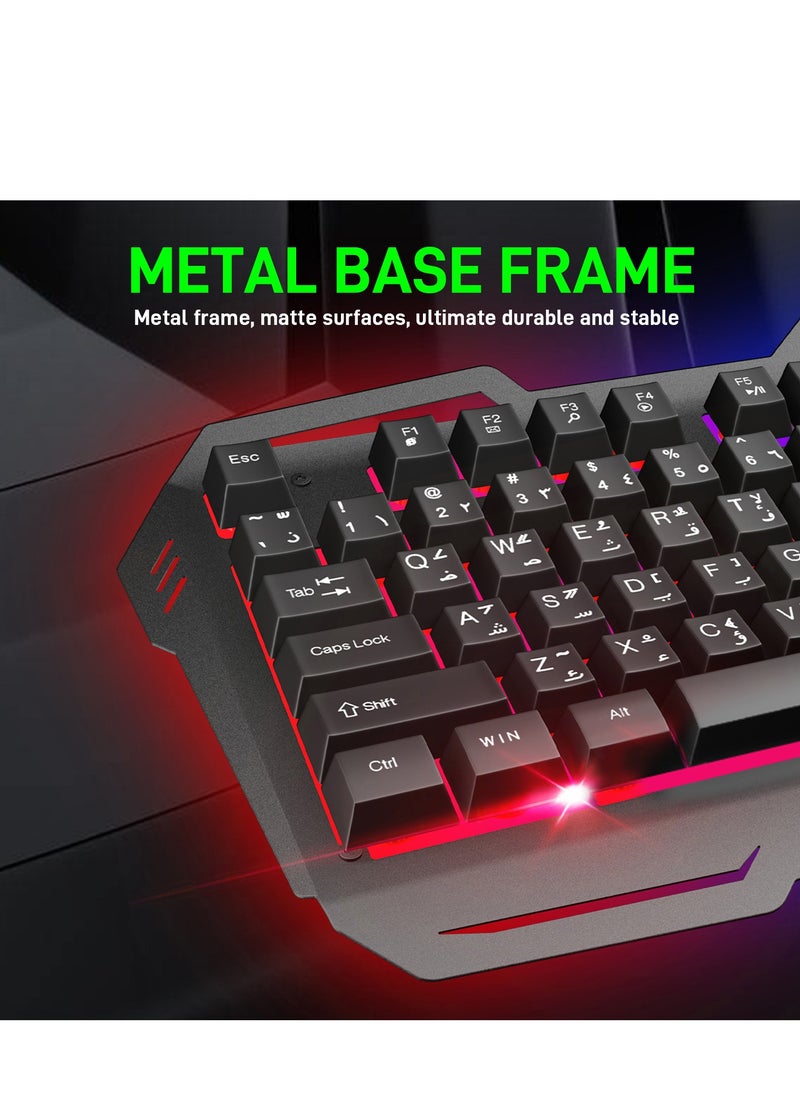 Datazone Wired Gaming Keyboard and Mouse Combo with RGB Lighting  - Image 4