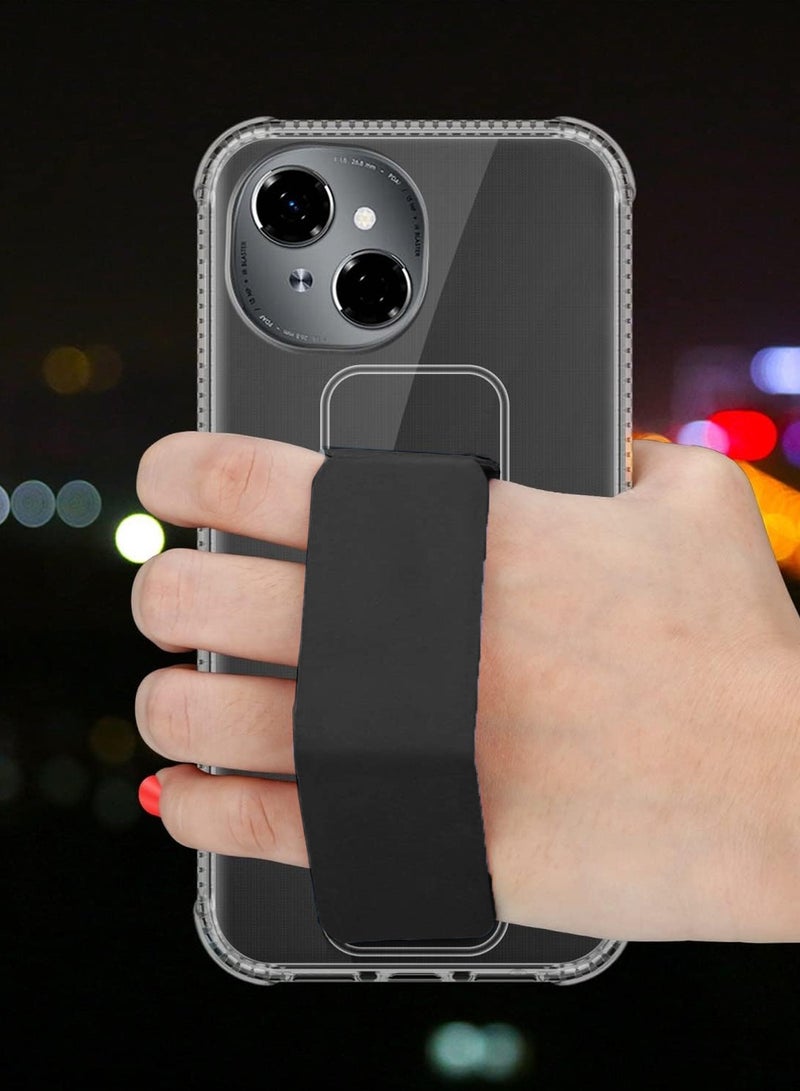 دبليو تيك غطاء وسادة هوائية من تكنو سبارك جو 1 4G 2024 TPU - شفاف/أسود - Image 2