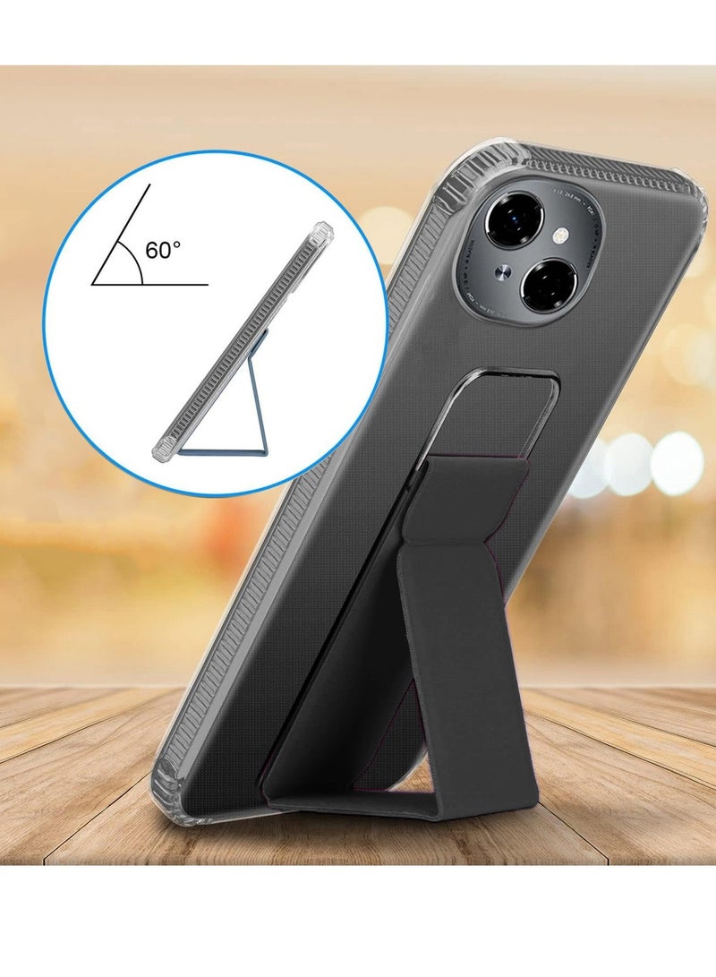 دبليو تيك غطاء وسادة هوائية من تكنو سبارك جو 1 4G 2024 TPU - شفاف/أسود - Image 3