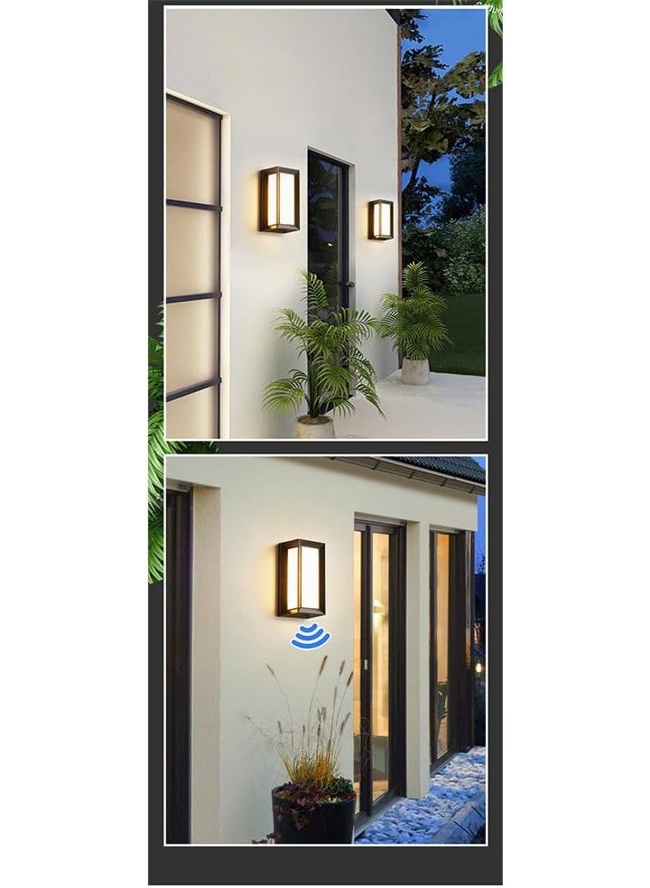 LZ Waterproof LED Outdoor Wall Lamp – Modern Minimalist Exterior Wall Light for Balcony, Hallway, Courtyard, Villa, Garden, Gate & Hotel – Black body, Energy-Saving, Durable Aluminium Body - Image 4