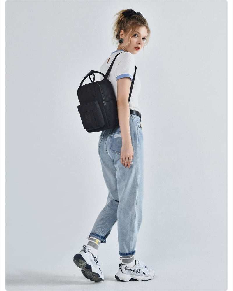 HotStyle BESTIE Mini Diaper Bag Backpack with Multiple Pockets, Small Size Cute for Day Tirp, Travel & Everyday, Black - Image 2
