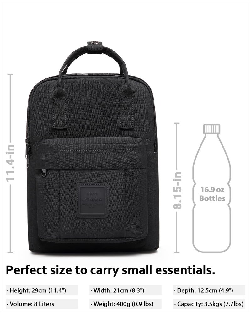 HotStyle BESTIE Mini Diaper Bag Backpack with Multiple Pockets, Small Size Cute for Day Tirp, Travel & Everyday, Black - Image 3