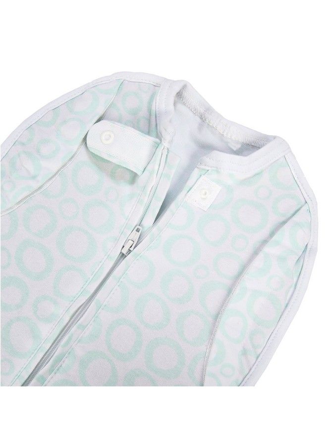 Woombie Convertible Unvented Nursery Swaddling Blankets Mint O'S 5 13 Pounds - Image 4