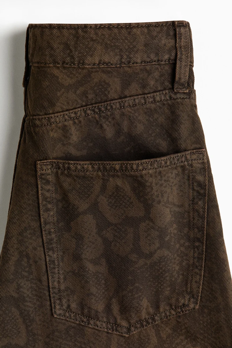 H&M  Barrel High Waist Jeans for Women | Best Price UAE