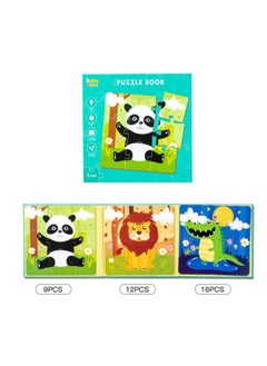 Wooden Puzzles for Kids,  Safe and Durable Wooden Jigsaw Puzzles, Preschool Educational Learning Toys Set, Animals Puzzles Early Educational Toy for Boys and Girls Ages 3-6