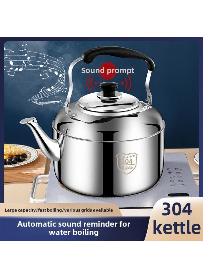 Stainless Steel Kettle Whistle Household Firewood Kettle Boiler Water Induction Cooker Gas Gas Stove Universal Old-fashioned Kettle-Color:Missing And Grabbing: [0.1l Ultra-small Size] No Sound + Very Thin And Short-Capacity:German Imported [304 Food Grade Stainless Steel] Limited Time - Image 3