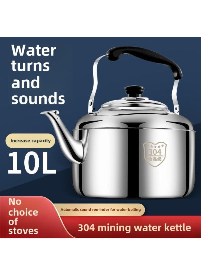 Stainless Steel Kettle Whistle Household Firewood Kettle Boiler Water Induction Cooker Gas Gas Stove Universal Old-fashioned Kettle-Color:Missing And Grabbing: [0.1l Ultra-small Size] No Sound + Very Thin And Short-Capacity:German Imported [304 Food Grade Stainless Steel] Limited Time - Image 2