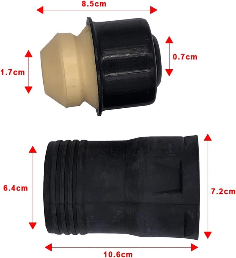 Vuzmode Car Front Shock Absorber Buffer Rubber Boot Set - Image 2