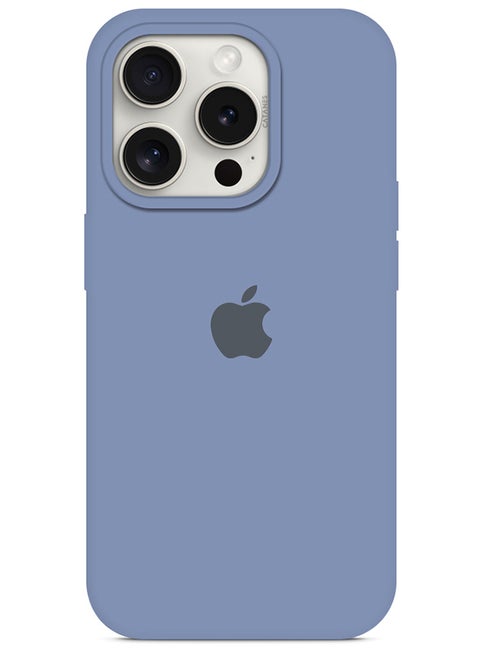 iPhone 15 Pro Max Case Silicone Case Cover Durable and Anti Scratch Back Cover Light Blue