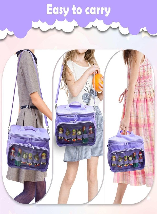 Demao Purple Carrying Case Compatible with Toniebox,Carrying Case for Toniebox Audio System & 30+ Characters for tonie, Large capacity with Adjustable Interval-Kids' Music Companion Case for Tonie - Image 5