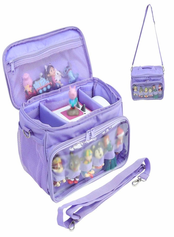 Demao Purple Carrying Case Compatible with Toniebox,Carrying Case for Toniebox Audio System & 30+ Characters for tonie, Large capacity with Adjustable Interval-Kids' Music Companion Case for Tonie - Image 1