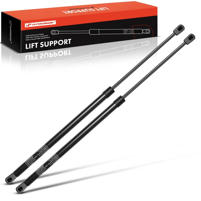 A-Premium Rear Window Glass Lift Supports Shock Struts Compatible with Jeep Models - Wrangler 2007 2008 2009 2010 JK Series Sport Utility - Replace# 55397060AC (2PC Set) - Image 1
