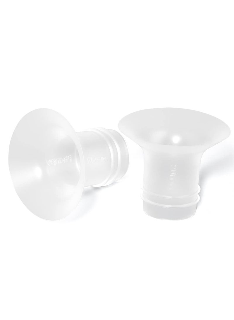 Generic Breast Pump Flange Inserts – Size 22, Fits 24/25 Flanges, Comfort Seal - 1 piece - Image 1