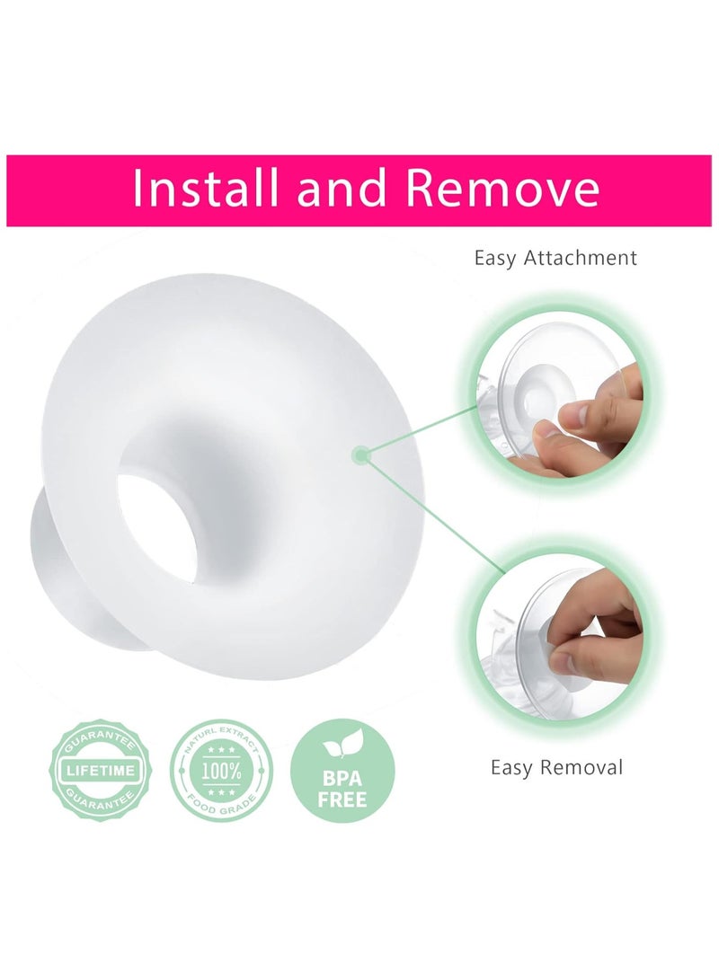 Generic Breast Pump Flange Inserts – Size 22, Fits 24/25 Flanges, Comfort Seal - 1 piece - Image 2
