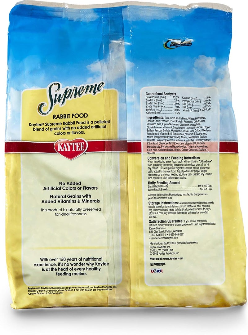 Kaytee Supreme Rabbit Food 5 lb - Image 3