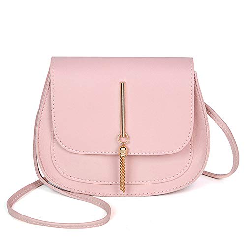 JienClound Little Girl's Purse Crossbody Purse Shoulder Bag Girls Over 12 Years Old (Pink) - Image 1