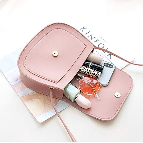 JienClound Little Girl's Purse Crossbody Purse Shoulder Bag Girls Over 12 Years Old (Pink) - Image 3