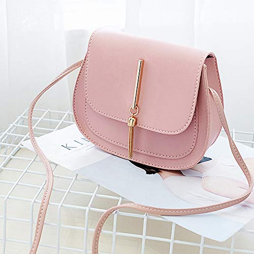 JienClound Little Girl's Purse Crossbody Purse Shoulder Bag Girls Over 12 Years Old (Pink) - Image 4