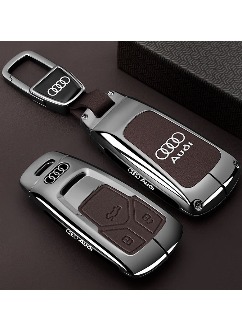 Audi 2025 Audi Q5L special key set luxury 2024 A4L premium car key all inclusive protective case for men and women General Motors keychain - Image 1