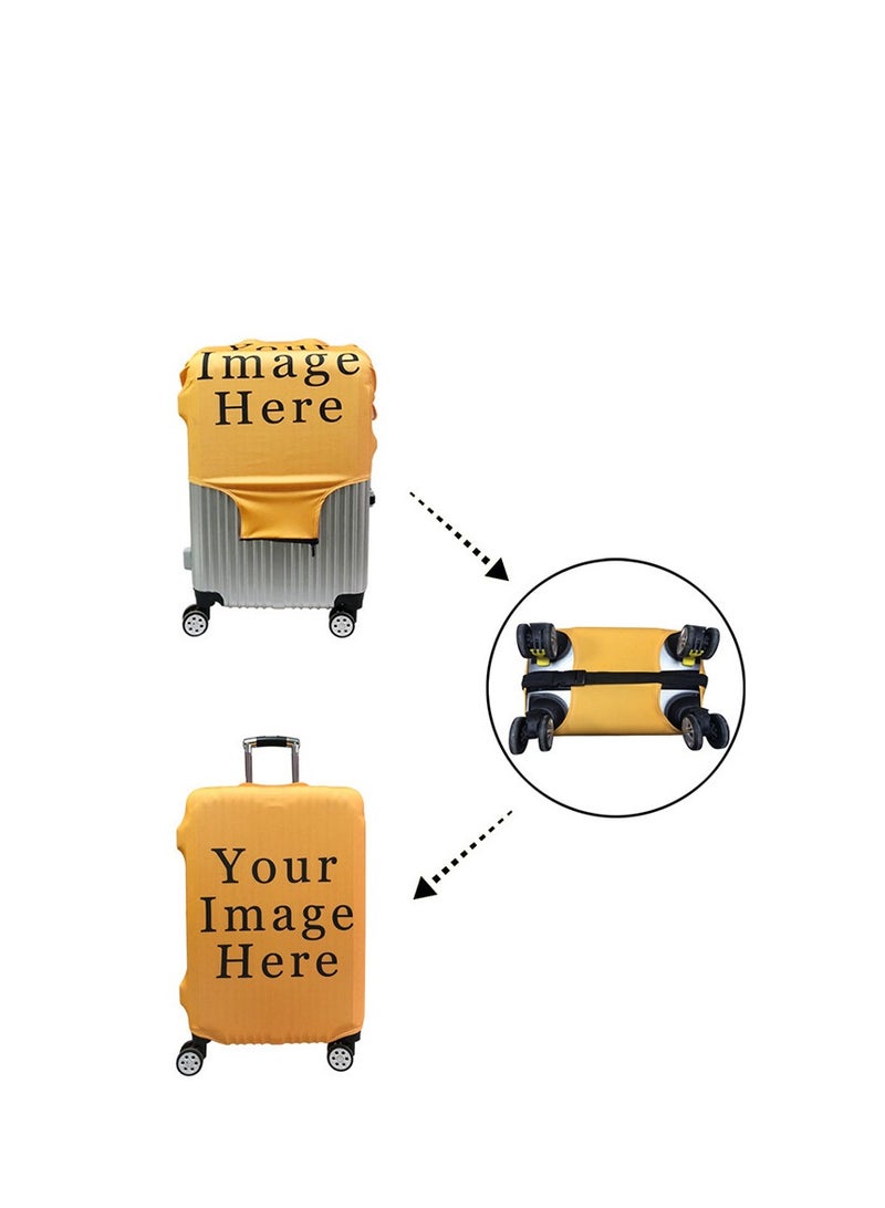 Y&D Kuromi Luggage Cover, Water-Washable Suitcase Cover, Spandex Elastic Luggage Protective Covers Travel Accessories Suitable for 18-32 Inch Trolley Case for Business Trip School Daily Using - Image 5