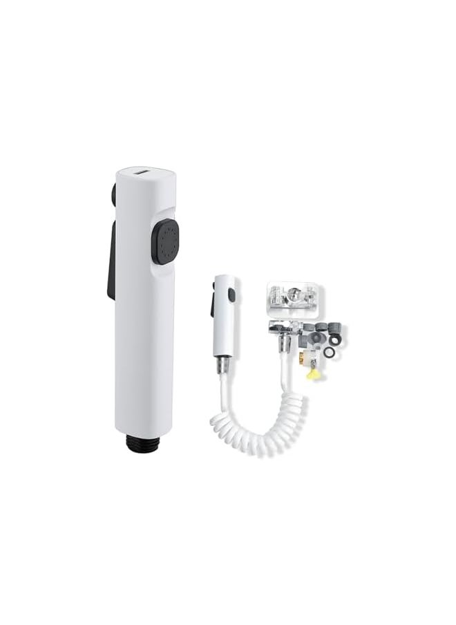 The Bros Bidet/Shattaf Sprayer Toilet Sprayer for Travel, High Pressure Shatafa Kit with 3meters Hose and Universal Adapter for Taps Diameter 13-24mm. Suitable for home/hotel/bathroom  - Image 2