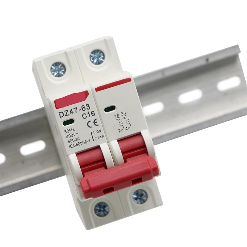 DZ47 1P 125A نوع C قاطع دائرة مصغر MCB 400V 35mm 6KA واقي من زيادة الحمل والدائرة القصيرة - Image 5