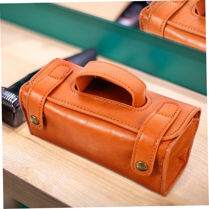 Large Capacity Water Resistant PU Travel Toiletry Bag For Men With Multiple Compartments - Image 4