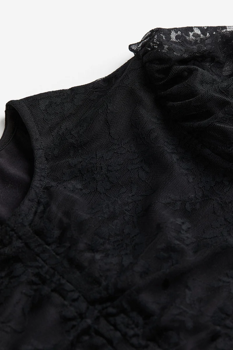 H&M Ruched Knitted Dress