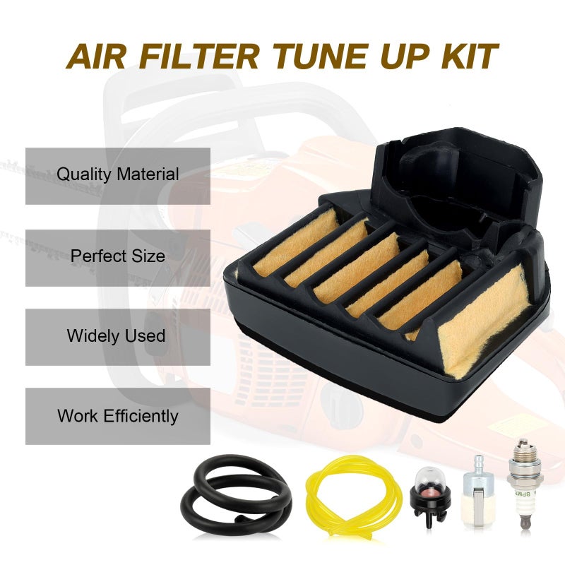 Harbot 455 Air Filter Tune Up Kit for Husqvarna 455 Rancher 460 Rancher 460 455E 461 Chainsaw 537255701 Maintenance Kit with Fuel Filter Spark Plug Primer Pump Fuel Line Parts Easy-to-Install - Image 5
