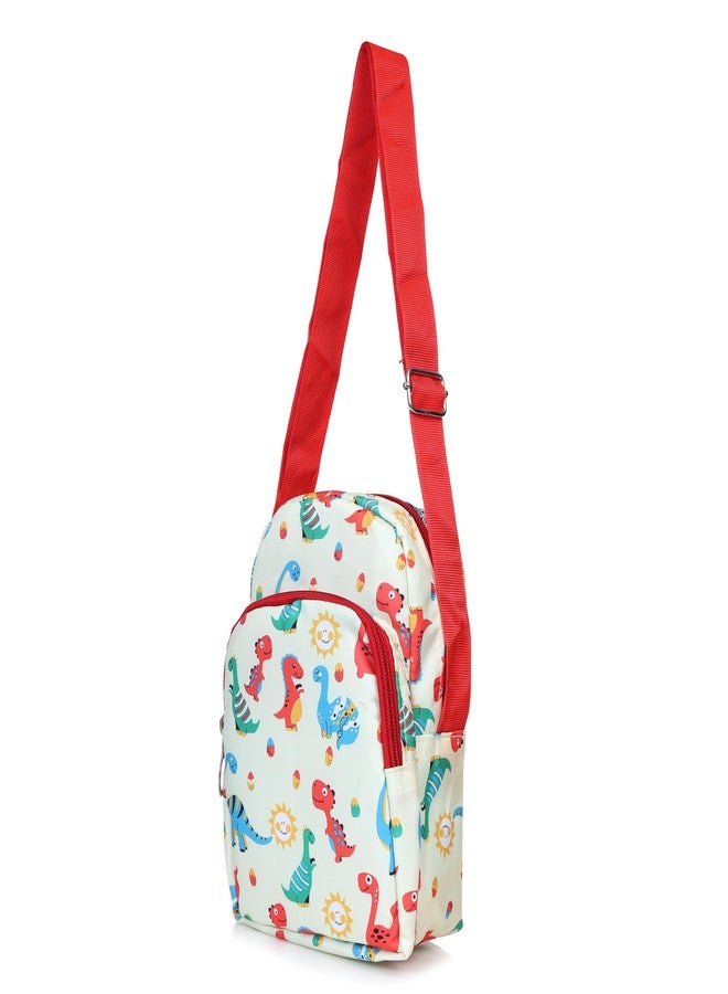 Asera Dino Printed Sling Bag/Picnic Bag for Kids - Birthday Return Gifts for Girls/Boys/Kids (Dino 6 Pcs) - Image 3