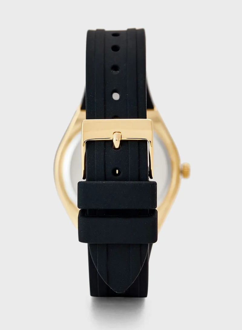 GUESS Crystal Dial Analog Watch