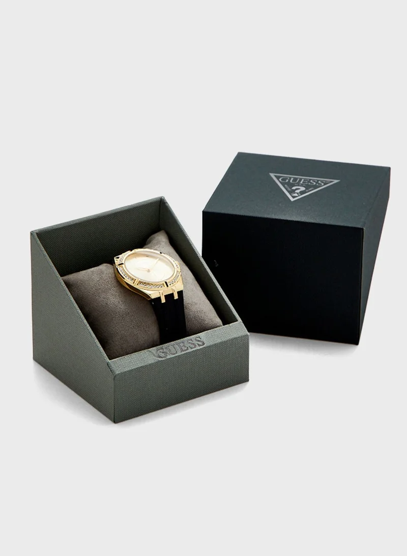GUESS Crystal Dial Analog Watch