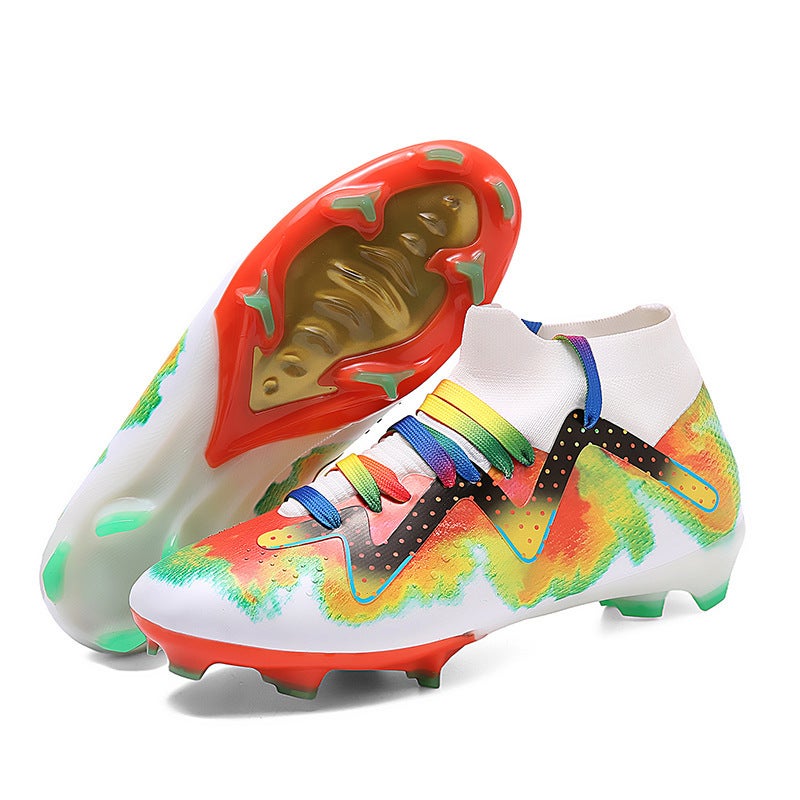 Football Shoes Boys And Girls Children Teenagers Students Tf Broken Nails Artificial Lawn Competition Training Shoes - Image 3