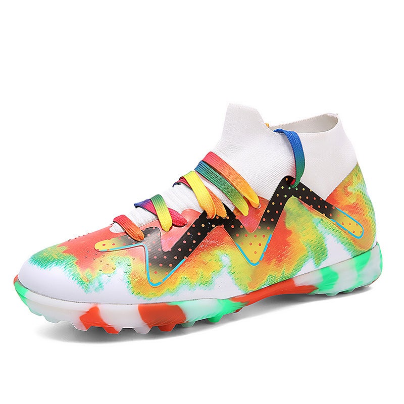 Football Shoes Boys And Girls Children Teenagers Students Tf Broken Nails Artificial Lawn Competition Training Shoes - Image 1