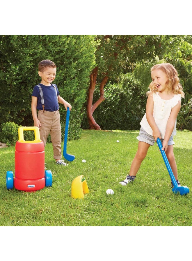 Little Tikes TotSports Easy Hit Golf Set + 3 balls + 2 clubs