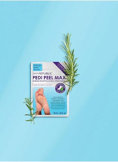 SKIN REPUBLIC Skin Republic Pedi Foot Peel Max 15% stronger acids removes severely dry skin and cracked heels after 7 days, fights foot odour (1 pair) 40ml  - Image 5