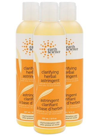 Earth Science EARTH SCIENCE - Clarifying Herbal Facial Astringent Skin Care with Witch Hazel, 8 Fl Oz (Pack of 3) 