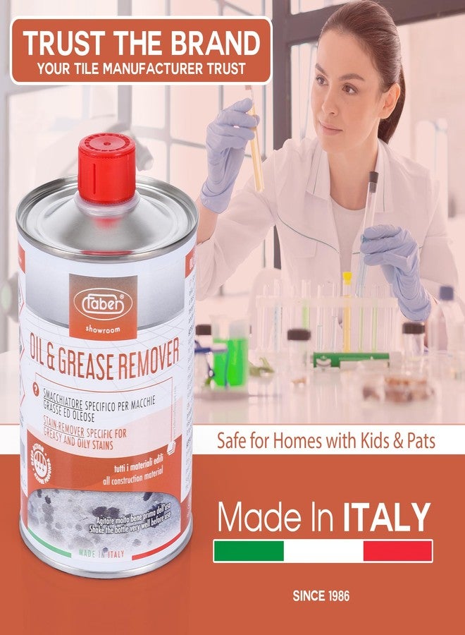 FABER Oil & Grease Stain Remover - Marble & Granite Cleaner - Easy to Use on Vertical Surfaces - Fast Acting Specific for Greasy and Oily Stains - Oil Spot Driveway Remover - 500ML - Image 3