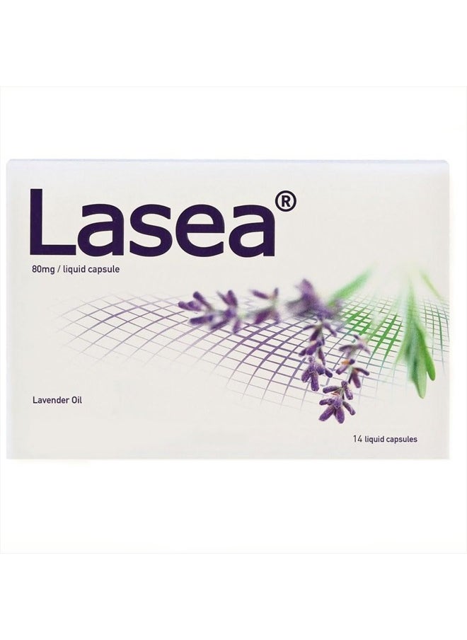 Lasea - Liquid Capsules 14ct Silexan Lavender Heals Anxious Thoughts Inner Unrest and Spinning Thoughts - Image 1