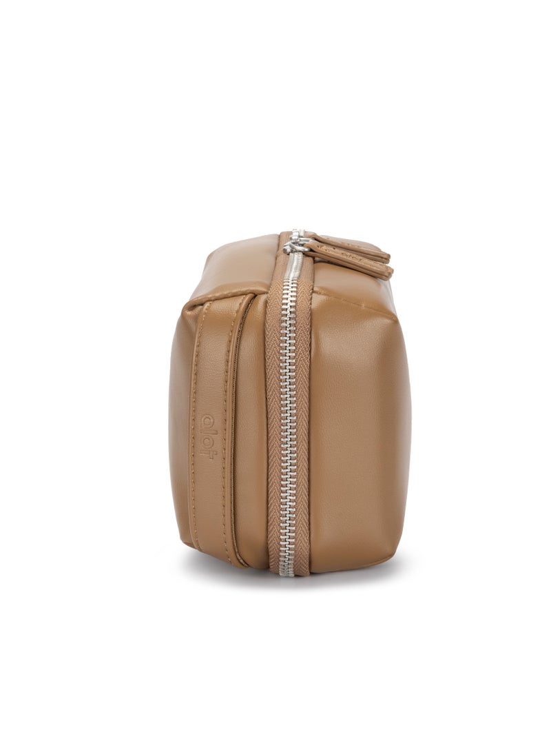 ALOT PU Leather Handbag - Elegant Quilted Purse with 1-Liter Capacity and Multiple Pockets - Durable Bag for Daily Use - Image 2